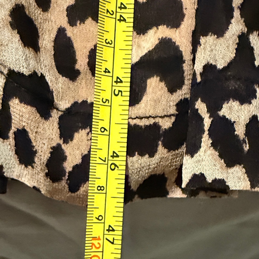 Ganni Leopard Print Long Sleeve Dress - Picture 2 of 6